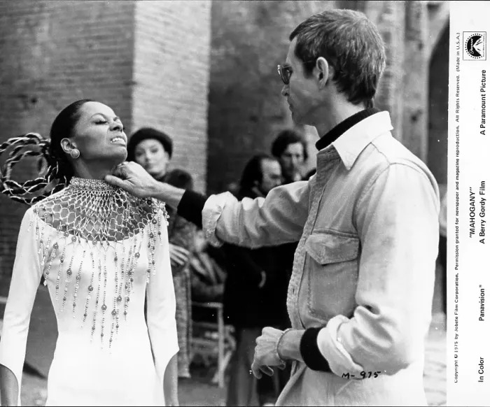 Framed Print : Mahogany. Singer and actress Diana Ross with co-star Anthony Perkins in Framed Print : Mahogany. Singer and actress Diana Ross with co-star Anthony Perkins in