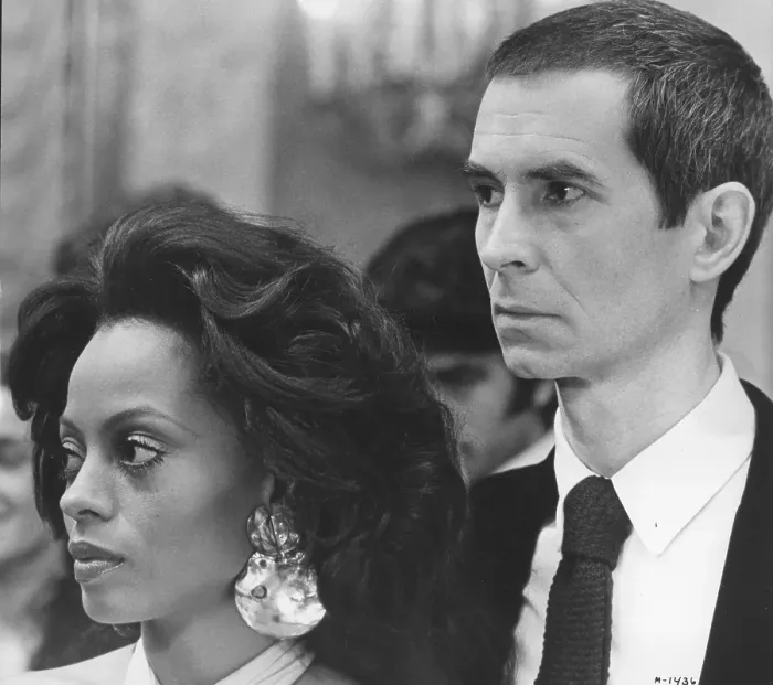 Framed Print : Mahogany. Singer and actress Diana Ross with co-star Anthony Perkins in Framed Print : Mahogany. Singer and actress Diana Ross with co-star Anthony Perkins in