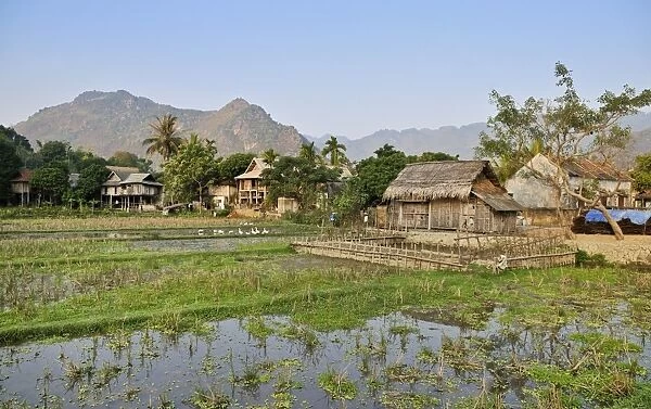 Mai Chau, a village where ethnic minorities live, Vietnam, Southeast Asia