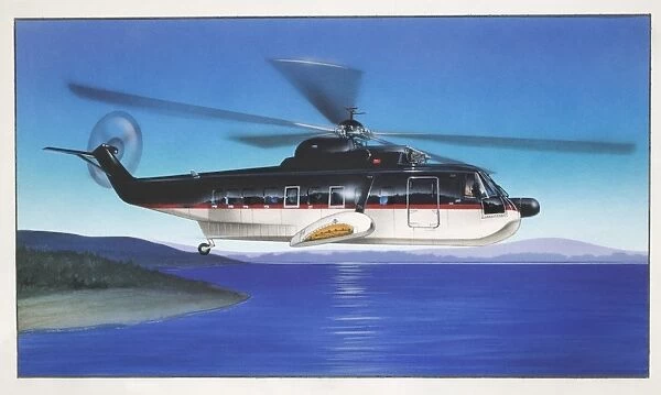Mail helicopter