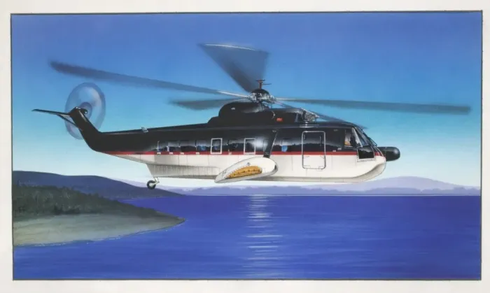 Framed Print : Mail helicopter Framed Print : Mail helicopter