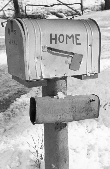 Framed Print : Mailbox and Newspaper Box Framed Print : Mailbox and Newspaper Box