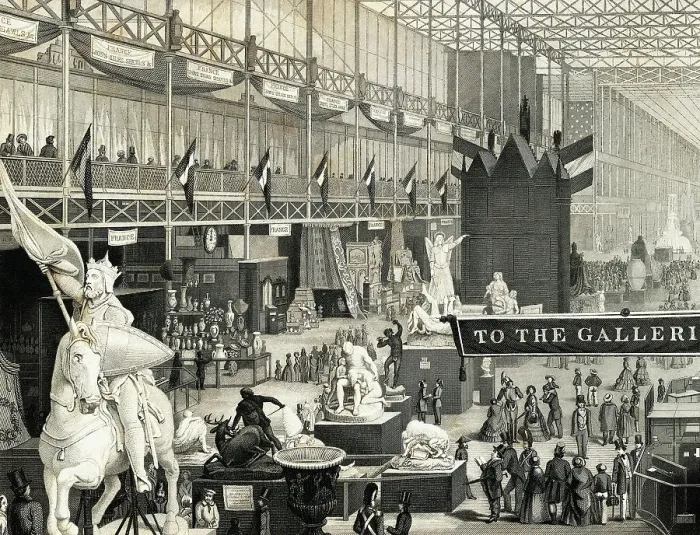 Framed Print : Main Avenue At The Great Exhibition Framed Print : Main Avenue At The Great Exhibition