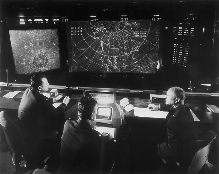 Framed Print : The Main Battle Staff Position at NORAD Framed Print : The Main Battle Staff Position at NORAD