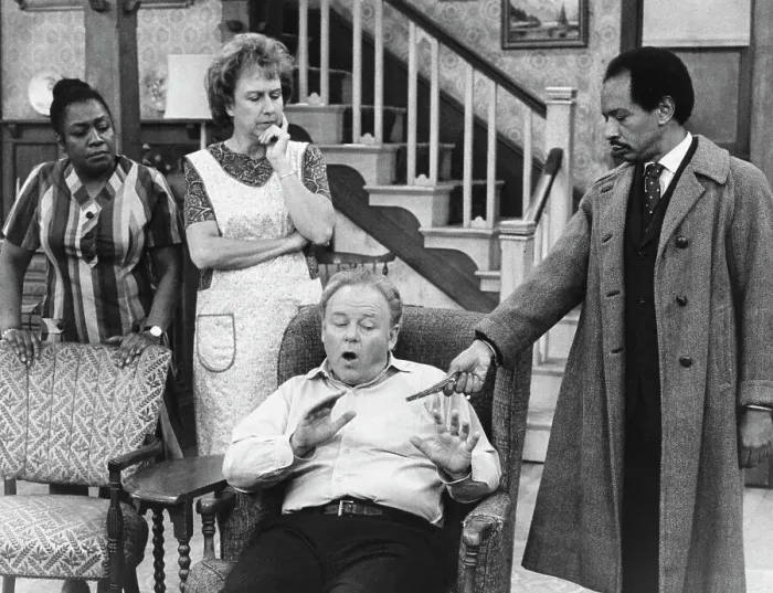 Framed Print : Main Cast Members of All In The Family Framed Print : Main Cast Members of All In The Family