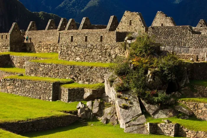 Framed Print : Main Square of Machu Picchu