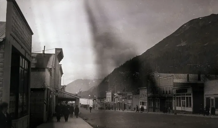 Framed Print : Main Street in Juneau Framed Print : Main Street in Juneau
