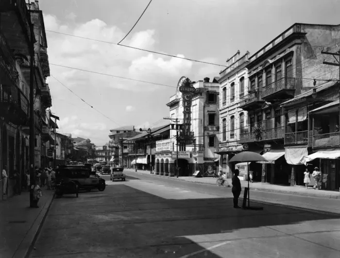 Framed Print : The Main Street In Panama City, Panama Framed Print : The Main Street In Panama City, Panama