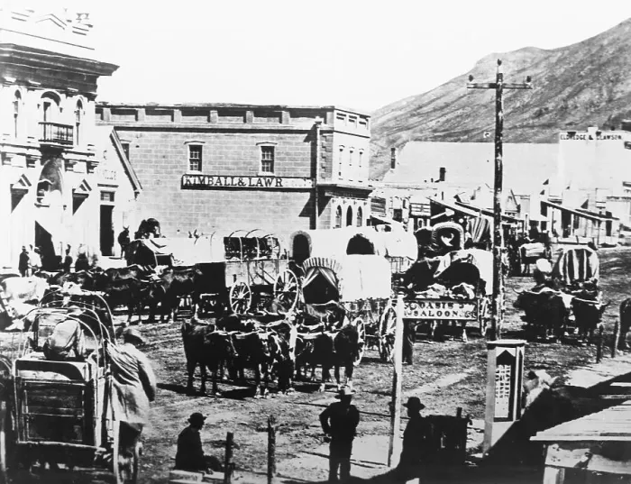 Framed Print : Main Street in Salt Lake City