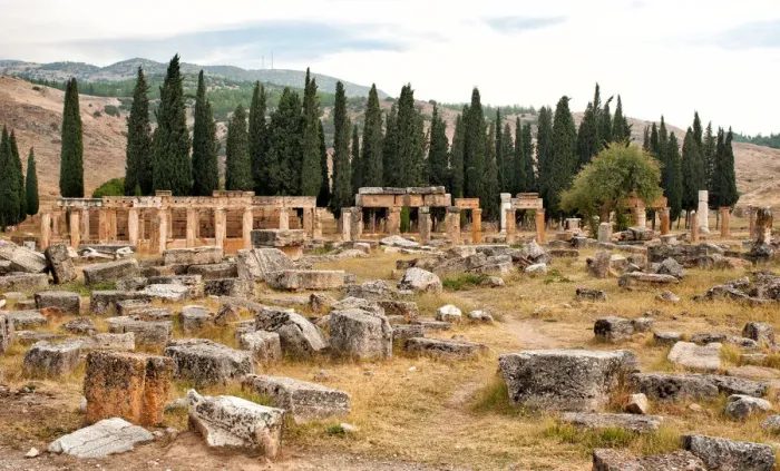 Framed Print : The main thoroughfare of Hierapolis Framed Print : The main thoroughfare of Hierapolis