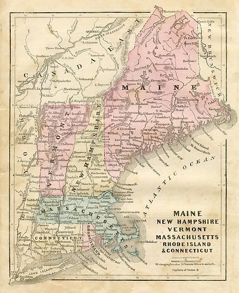 Maine New Hampshire and Connecticut 1856