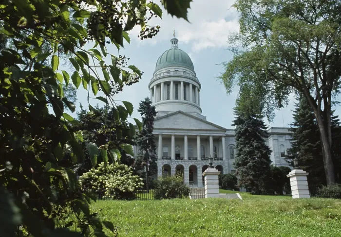 Framed Print : Maine State Capitol Building