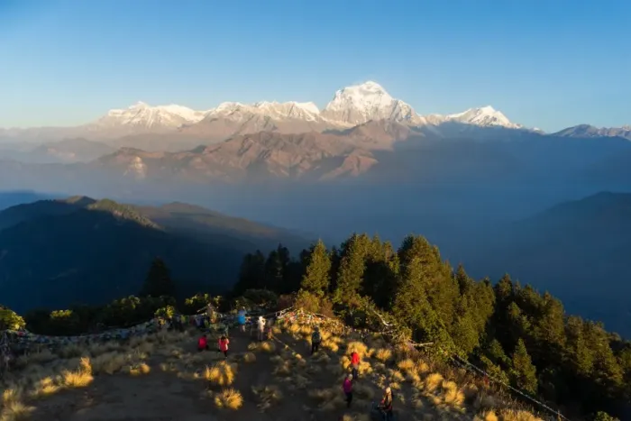 Framed Print : The majestic panorama view of Himalayan mountain range during sunrise view from Poon Hill view point at Nepal Framed Print : The majestic panorama view of Himalayan mountain range during sunrise view from Poon Hill view point at Nepal
