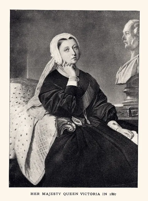 Framed Print : HER MAJESTY QUEEN VICTORIA IN 1867 Framed Print : HER MAJESTY QUEEN VICTORIA IN 1867