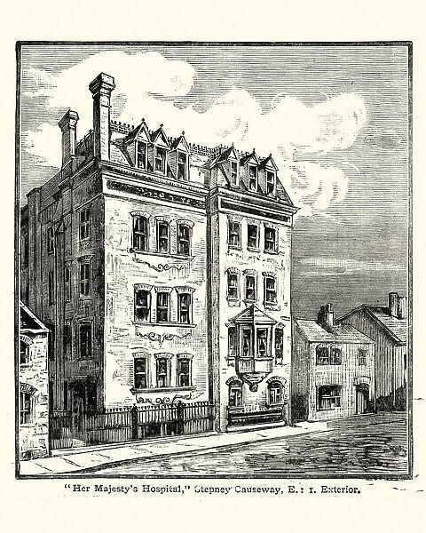 Her Majestys Hospital, Stepney Causeway, London, 19th Century
