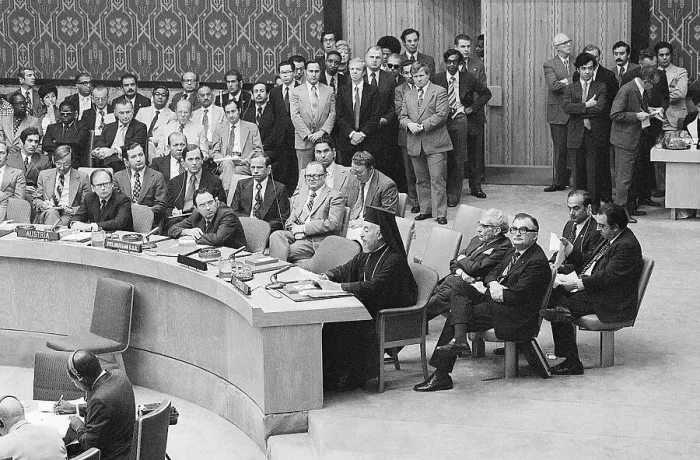 Framed Print : Makarios Shown In Un Assembly Framed Print : Makarios Shown In Un Assembly