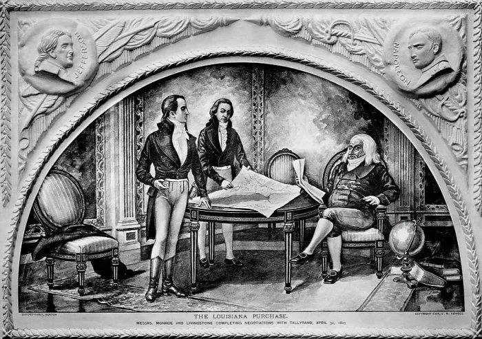 Framed Print : Making the Louisiana Purchase Framed Print : Making the Louisiana Purchase