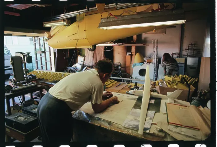 Framed Print : Making Model Sail Planes Framed Print : Making Model Sail Planes