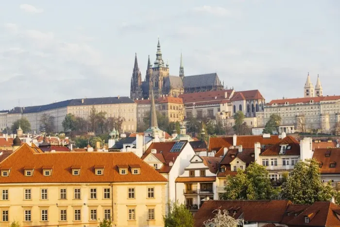 Framed Print : Mala Strana and Prague castle, Prague, Czech Republic Framed Print : Mala Strana and Prague castle, Prague, Czech Republic