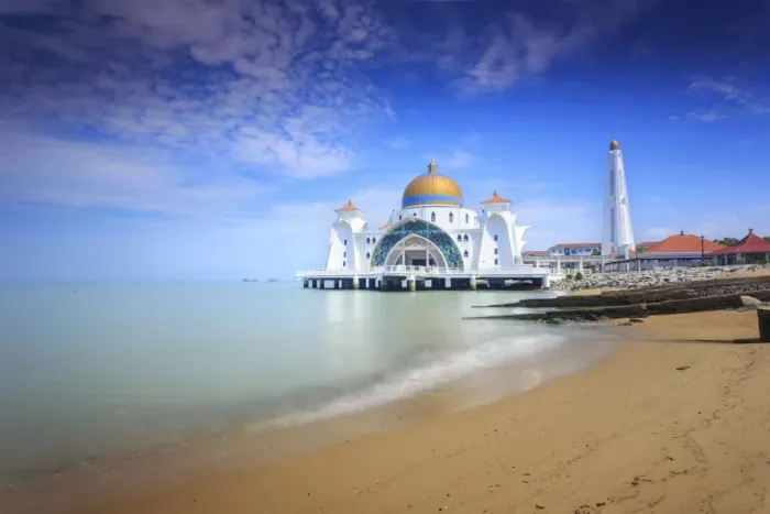 Framed Print : Malacca Straits Mosque ~ Masjid Selat Melaka Framed Print : Malacca Straits Mosque ~ Masjid Selat Melaka