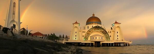 Malacca Straits Mosque, Melaka, Malaysia