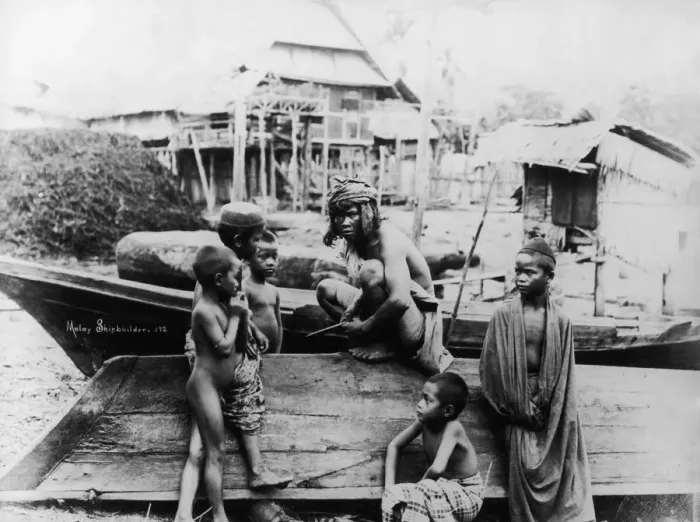 Framed Print : Malay Shipbuilder Framed Print : Malay Shipbuilder