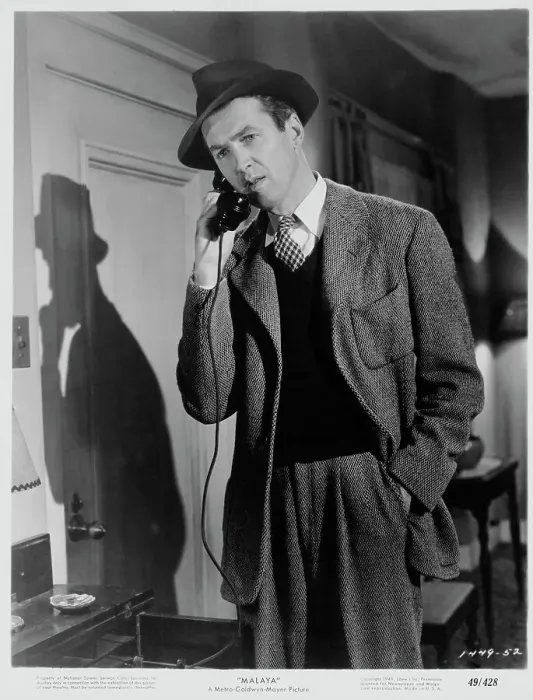 Framed Print : Malaya. American actor James Stewart (1908 - 1997) as journalist John Royer in a scene Framed Print : Malaya. American actor James Stewart (1908 - 1997) as journalist John Royer in a scene