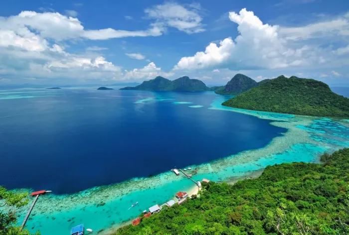 Framed Print : Malaysia Sabah Borneo island scenic view Framed Print : Malaysia Sabah Borneo island scenic view