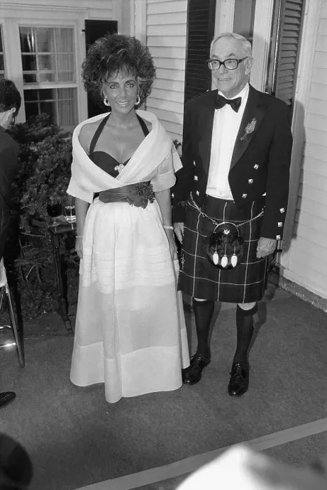 Framed Print : Malcolm Forbes with Elizabeth Taylor Framed Print : Malcolm Forbes with Elizabeth Taylor