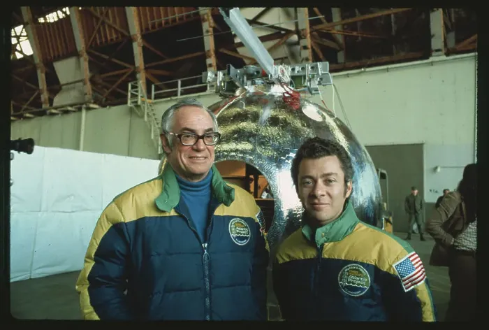 Framed Print : Malcolm Forbes with Thomas Heinsheimer Framed Print : Malcolm Forbes with Thomas Heinsheimer