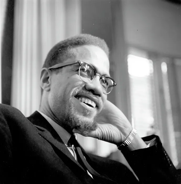 Framed Print : Malcolm X. ROCHESTER, NY - FEBRUARY 16: Former Nation Of Islam leader