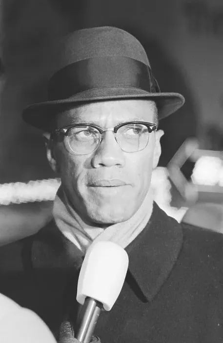 Framed Print : Malcolm X Being Interviewed Framed Print : Malcolm X Being Interviewed