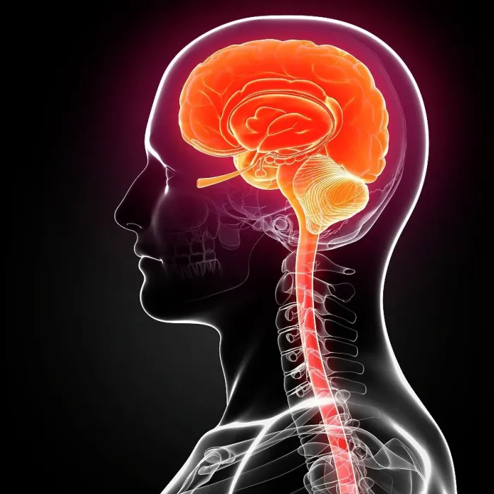 Framed Print : Male brain, computer artwork Framed Print : Male brain, computer artwork