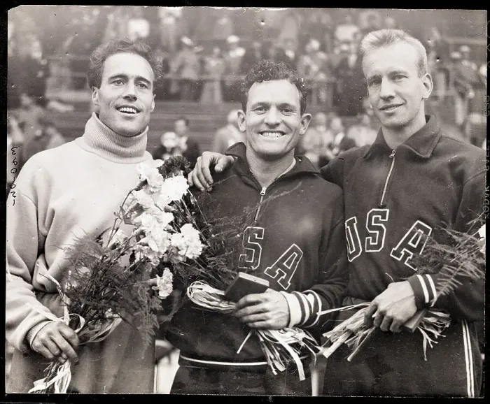 Framed Print : Three Male Olympic Winners Framed Print : Three Male Olympic Winners