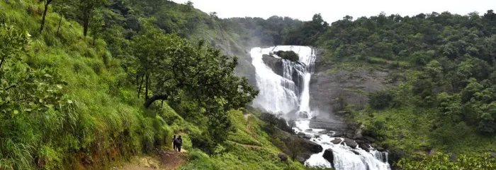 Framed Print : Mallalli Falls - Panoramic View Framed Print : Mallalli Falls - Panoramic View