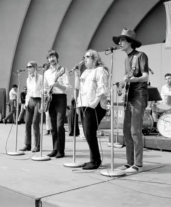 Framed Print : The Mamas And The Papas At The Hollywood Bowl