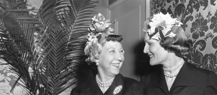 Framed Print : Mamie Eisenhower and Pat Nixon