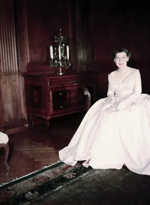 Framed Print : Mamie Eisenhower Wearing Dress Framed Print : Mamie Eisenhower Wearing Dress
