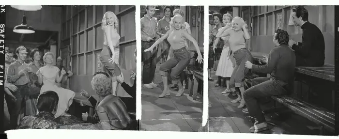 Framed Print : Mamie Van Doren Dancing on The Set Framed Print : Mamie Van Doren Dancing on The Set
