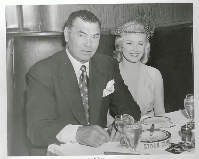 Framed Print : Mamie Van Doren and Jack Dempsey at Dinner Table Framed Print : Mamie Van Doren and Jack Dempsey at Dinner Table