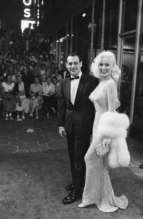 Framed Print : Mamie Van Doren and Ray Anthony Posing at Hollywood Theater Premier Framed Print : Mamie Van Doren and Ray Anthony Posing at Hollywood Theater Premier