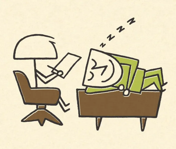 Framed Print : Man Asleep on a Desk Framed Print : Man Asleep on a Desk