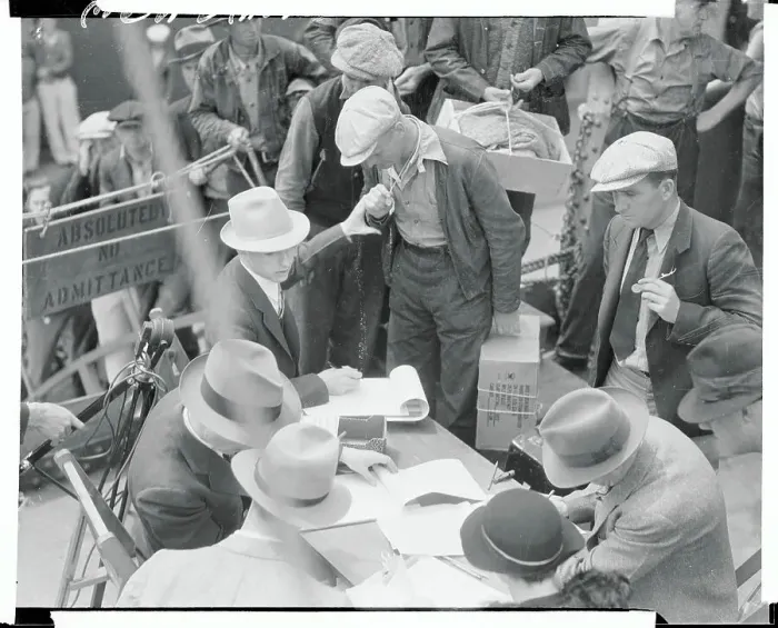 Framed Print : Man Checking In a Ship Passenger Framed Print : Man Checking In a Ship Passenger