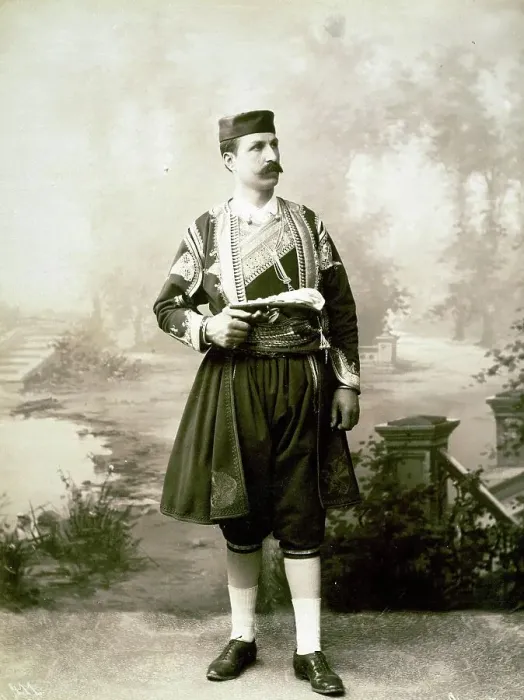 Framed Print : Man from Croatia in festive dress, 1880, Croatia, Historic, digitally restored reproduction from a 19th century original Framed Print : Man from Croatia in festive dress, 1880, Croatia, Historic, digitally restored reproduction from a 19th century original