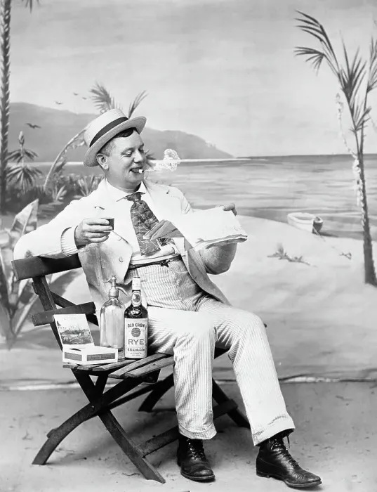 Framed Print : Man Drinking and Smoking Framed Print : Man Drinking and Smoking