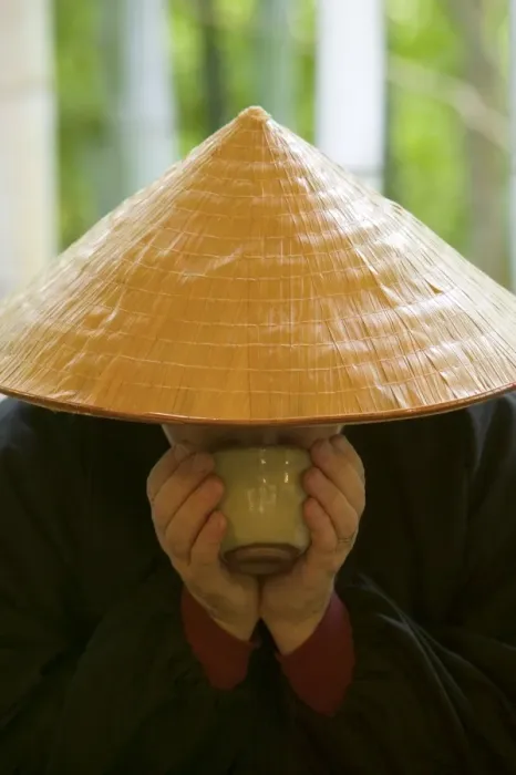 Framed Print : Man drinking tea, Kyoto, Honshu, Japan, close-up Framed Print : Man drinking tea, Kyoto, Honshu, Japan, close-up