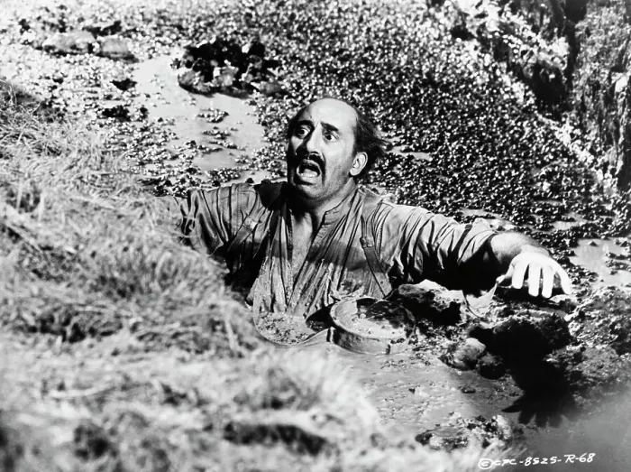 Framed Print : Man Drowning in Quicksand