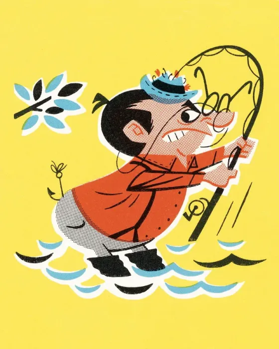 Framed Print : One man fishing Framed Print : One man fishing
