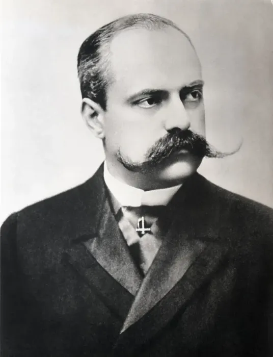 Framed Print : Man with a Handlebar Moustache Framed Print : Man with a Handlebar Moustache