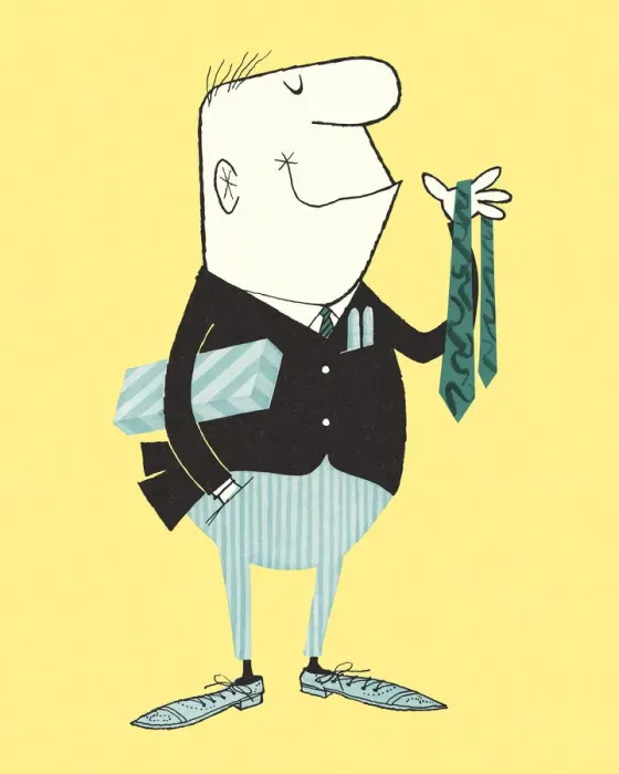 Framed Print : Man Holding Up a Necktie